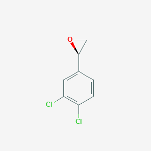 molecular formula C8H6Cl2O B3381621 (2S)-2-(3,4-dichlorophenyl)oxirane CAS No. 256474-26-7