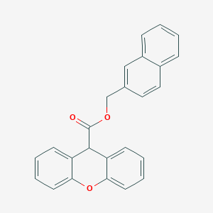 molecular formula C25H18O3 B338165 2-naphthylmethyl 9H-xanthene-9-carboxylate 