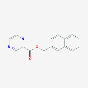molecular formula C16H12N2O2 B338167 Naphthalen-2-ylmethyl pyrazine-2-carboxylate 