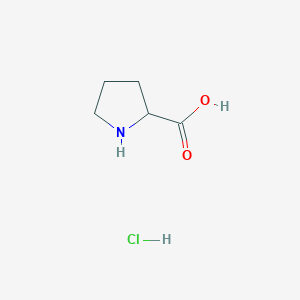 molecular formula C5H10ClNO2 B3381686 L-Proline monohydrochloride CAS No. 26166-36-9