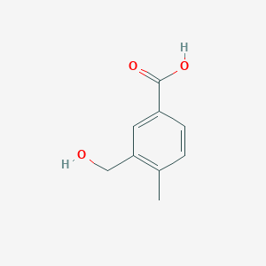 molecular formula C9H10O3 B3381694 3-(Hydroxymethyl)-4-methylbenzoic acid CAS No. 262855-94-7