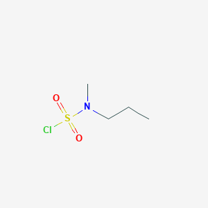 molecular formula C4H10ClNO2S B3381706 N-methyl-N-propylsulfamoyl chloride CAS No. 263169-12-6