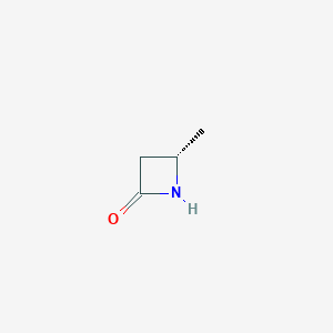 molecular formula C4H7NO B3381735 (4S)-4-Methylazetidin-2-one CAS No. 26757-74-4