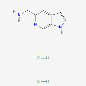 {1H-pyrrolo[2,3-c]pyridin-5-yl}methanamine dihydrochloride