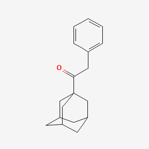 molecular formula C18H22O B3381750 1-(Adamantan-1-yl)-2-phenylethan-1-one CAS No. 268543-19-7