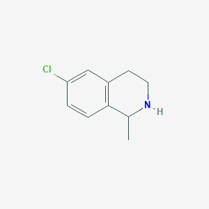 molecular formula C10H12ClN B3381751 6-Chloro-1-methyl-1,2,3,4-tetrahydroisoquinoline CAS No. 269402-44-0