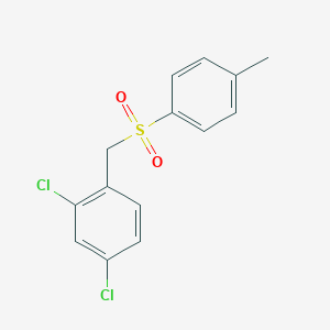 molecular formula C14H12Cl2O2S B338176 2,4-Dichlorobenzyl 4-methylphenyl sulfone 