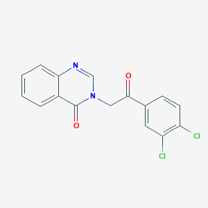 molecular formula C16H10Cl2N2O2 B338178 3-[2-(3,4-dichlorophenyl)-2-oxoethyl]-4(3H)-quinazolinone 