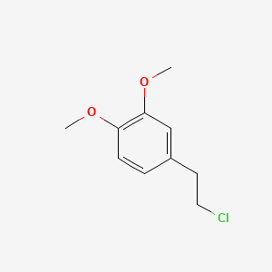 molecular formula C10H13ClO2 B3381784 4-(2-Chloroethyl)-1,2-dimethoxybenzene CAS No. 27160-08-3