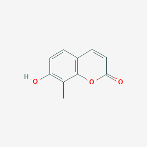 molecular formula C10H8O3 B3381803 7-Hydroxy-8-methyl-2H-1-benzopyran-2-one CAS No. 2732-17-4