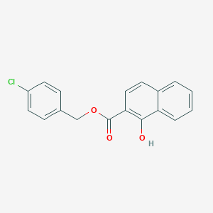 molecular formula C18H13ClO3 B338191 4-Chlorobenzyl 1-hydroxy-2-naphthoate 