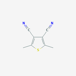 molecular formula C8H6N2S B3381915 2,5-Dimethylthiophene-3,4-dicarbonitrile CAS No. 287096-97-3