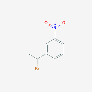 molecular formula C8H8BrNO2 B3381966 1-(1-Bromoethyl)-3-nitrobenzene CAS No. 29067-55-8