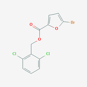 molecular formula C12H7BrCl2O3 B338197 2,6-Dichlorobenzyl 5-bromo-2-furoate 