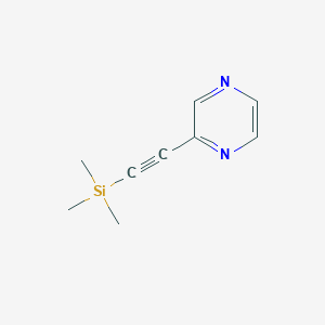 Pyrazine, 2-[2-(trimethylsilyl)ethynyl]-
