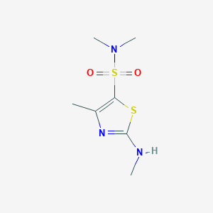 N,N,4-Trimethyl-2-(methylamino)-1,3-thiazole-5-sulfonamide