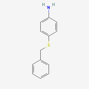 molecular formula C13H13NS B3381995 4-(Benzylsulfanyl)aniline CAS No. 2976-71-8