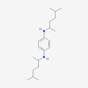 molecular formula C20H36N2 B033820 N,N'-双(1,4-二甲基戊基)-对苯二胺 CAS No. 3081-14-9