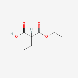 molecular formula C7H11O4- B3382004 Propanedioic acid, 2-ethyl-, 1-ethyl ester CAS No. 2985-34-4