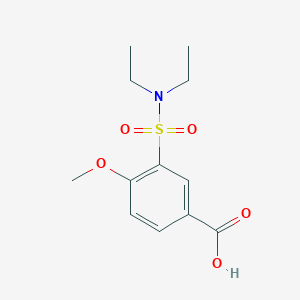 molecular formula C12H17NO5S B3382014 3-(Diethylsulfamoyl)-4-methoxybenzoic acid CAS No. 299181-34-3