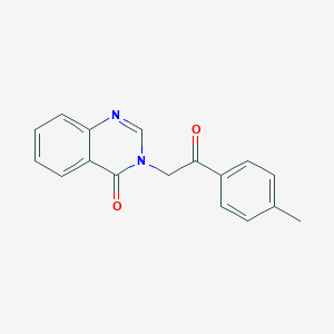 molecular formula C17H14N2O2 B338202 3-[2-(4-methylphenyl)-2-oxoethyl]-4(3H)-quinazolinone 