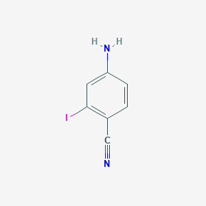 molecular formula C7H5IN2 B3382030 4-Amino-2-iodobenzonitrile CAS No. 300627-48-9