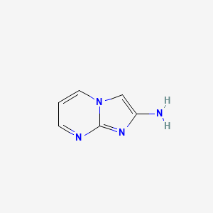 molecular formula C6H6N4 B3382045 咪唑并[1,2-a]嘧啶-2-胺 CAS No. 301331-27-1