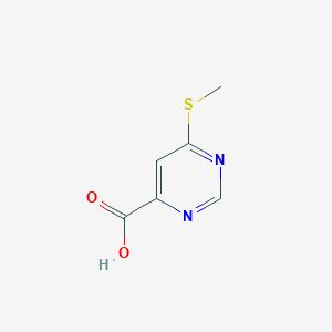 molecular formula C6H6N2O2S B3382048 6-methylsulfanylpyrimidine-4-carboxylic Acid CAS No. 301342-78-9
