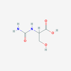 molecular formula C4H8N2O4 B3382089 2-(Carbamoylamino)-3-hydroxypropanoic acid CAS No. 30406-21-4