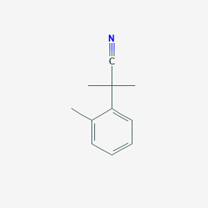 molecular formula C11H13N B3382104 2-Methyl-2-(o-tolyl)propanenitrile CAS No. 30568-28-6