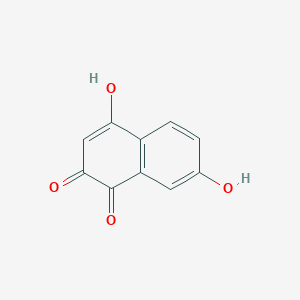 molecular formula C10H6O4 B3382129 1,4-Naphthalenedione, 2,7-dihydroxy- CAS No. 31039-63-1