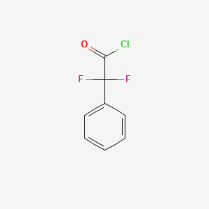 molecular formula C8H5ClF2O B3382144 2,2-二氟-2-苯乙酰氯 CAS No. 312-24-3