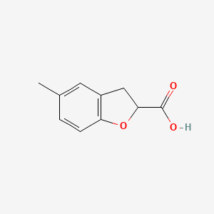 5-Methyl-2,3-dihydrobenzofuran-2-carboxylic acid