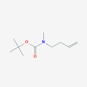 molecular formula C10H19NO2 B3382171 叔丁基丁-3-烯-1-基(甲基)氨基甲酸酯 CAS No. 312728-28-2