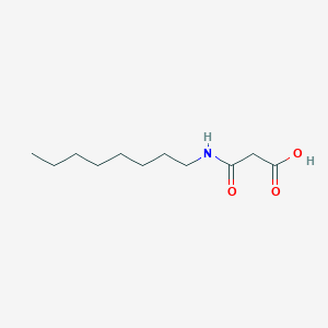 molecular formula C11H21NO3 B3382196 2-(Octylcarbamoyl)acetic acid CAS No. 3151-49-3