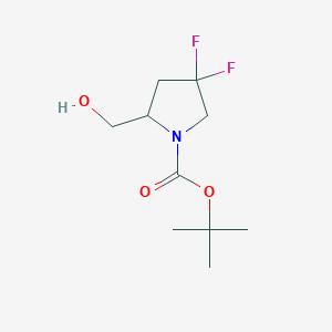 Tert-butyl 4,4-difluoro-2-(hydroxymethyl)pyrrolidine-1-carboxylate