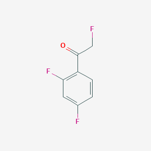 B3382236 Ethanone, 1-(2,4-difluorophenyl)-2-fluoro-(9CI) CAS No. 319-34-6