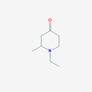 molecular formula C8H15NO B3382260 1-Ethyl-2-methylpiperidin-4-one CAS No. 321345-32-8