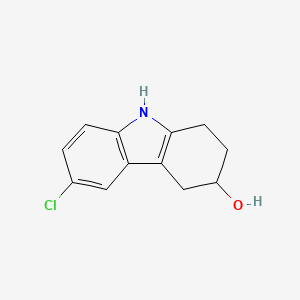 molecular formula C12H12ClNO B3382289 6-氯-2,3,4,9-四氢-1H-咔唑-3-醇 CAS No. 32202-79-2