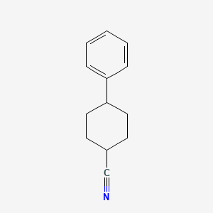 molecular formula C13H15N B3382297 4-Phenylcyclohexane-1-carbonitrile CAS No. 32274-07-0