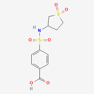 4-{[(1,1-Dioxidotetrahydrothien-3-yl)amino]sulfonyl}benzoic acid