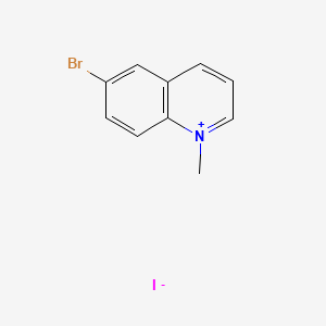 molecular formula C10H9BrIN B3382333 1-Methyl-6-bromoquinolinium iodide CAS No. 32596-82-0