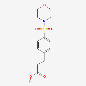 B3382368 3-[4-(Morpholine-4-sulfonyl)phenyl]propanoic acid CAS No. 327106-18-3