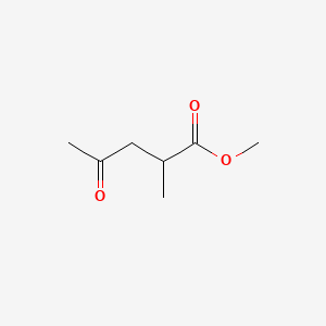 molecular formula C7H12O3 B3382378 Methyl 2-methyl-4-oxopentanoate CAS No. 32811-25-9