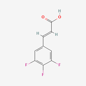 molecular formula C9H5F3O2 B3382470 3,4,5-三氟肉桂酸 CAS No. 331245-88-6