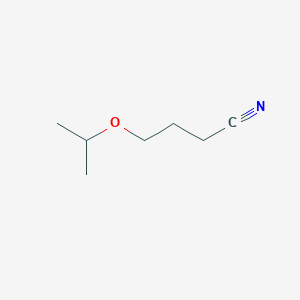 molecular formula C7H13NO B3382513 4-(Propan-2-yloxy)butanenitrile CAS No. 33563-84-7