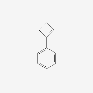 molecular formula C10H10 B3382524 Benzene, 1-cyclobuten-1-yl- CAS No. 3365-26-2