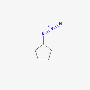 molecular formula C5H9N3 B3382526 Azidocyclopentane CAS No. 33670-50-7