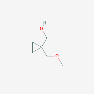 molecular formula C6H12O2 B3382554 [1-(Methoxymethyl)cyclopropyl]methanol CAS No. 338455-22-4