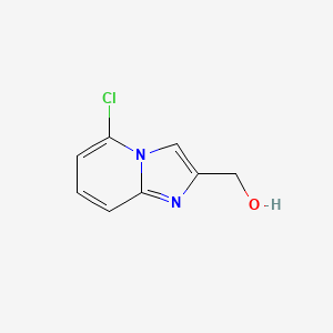 molecular formula C8H7ClN2O B3382600 (5-Chloroimidazo[1,2-a]pyridin-2-yl)methanol CAS No. 342024-46-8